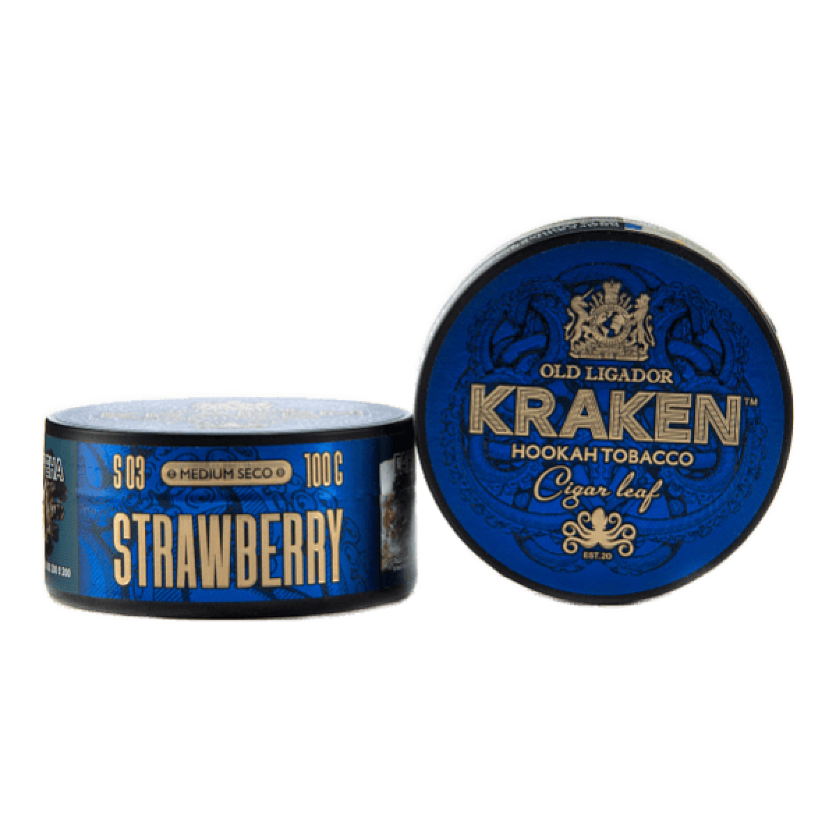 Табак Kraken Medium Seco Strawberr (Клубника) 100 гр
