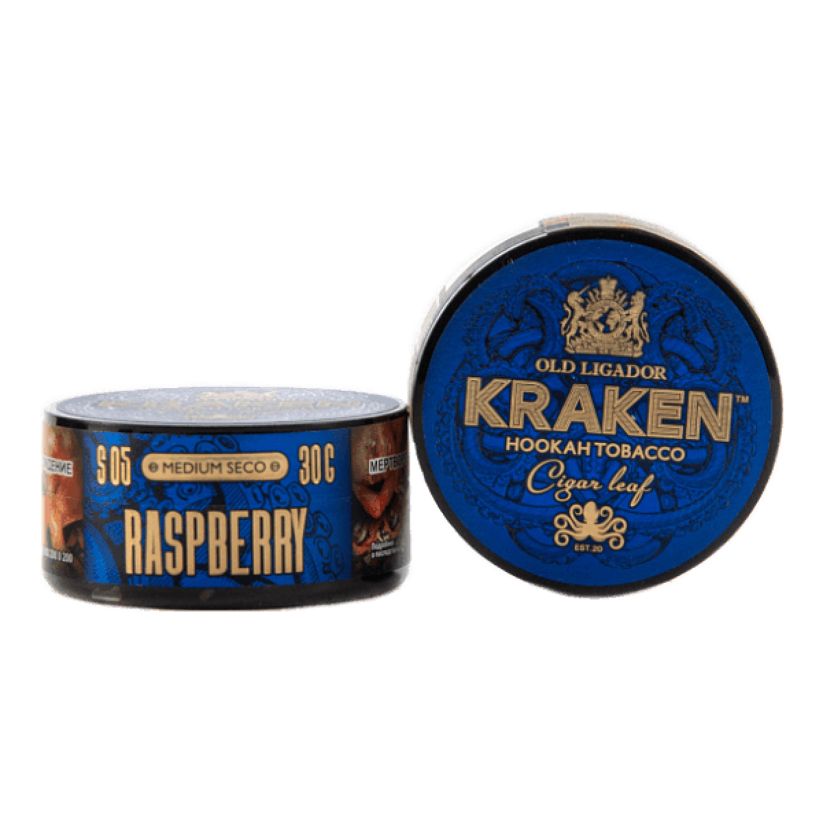 Табак Kraken Medium Seco Raspberry (Малина) 30 гр