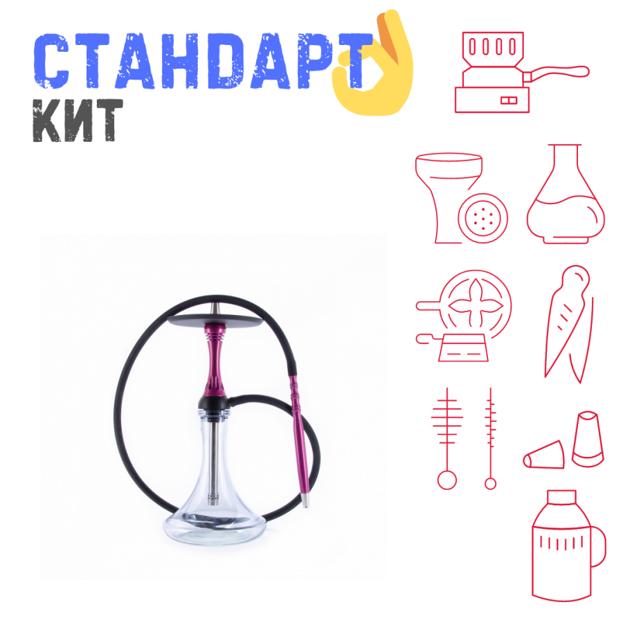 Набор с кальяном  Alpha Hookah X Harley СТАНДАРТ
