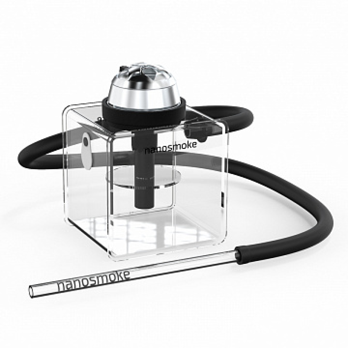 Кальян Nanosmoke box (прозрачный, 23 см)