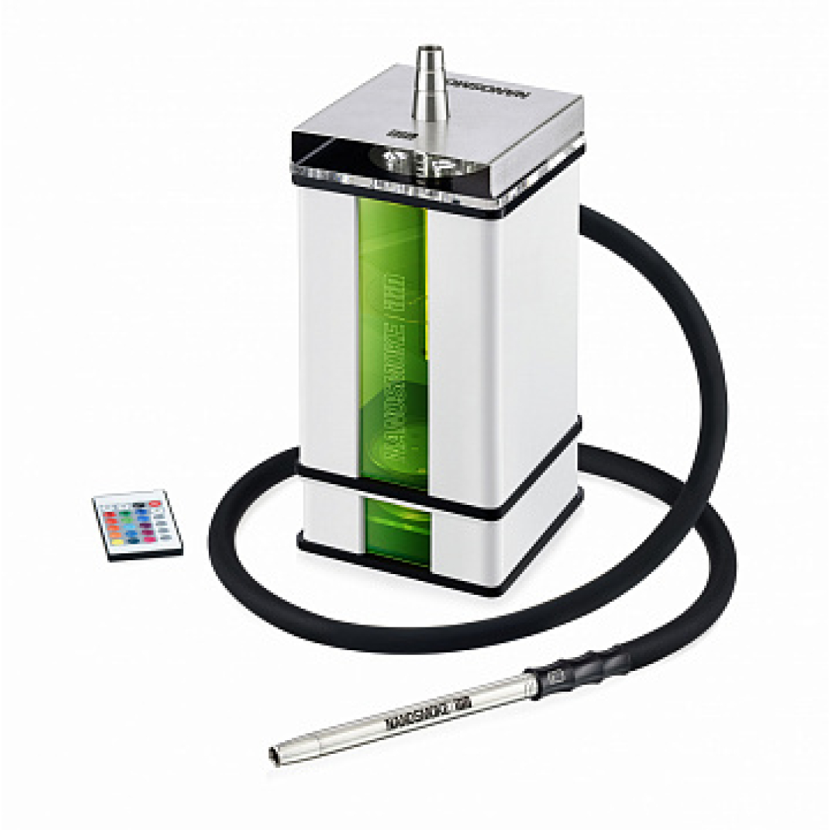 Кальян Nanosmoke llin led (белый, 29 см)