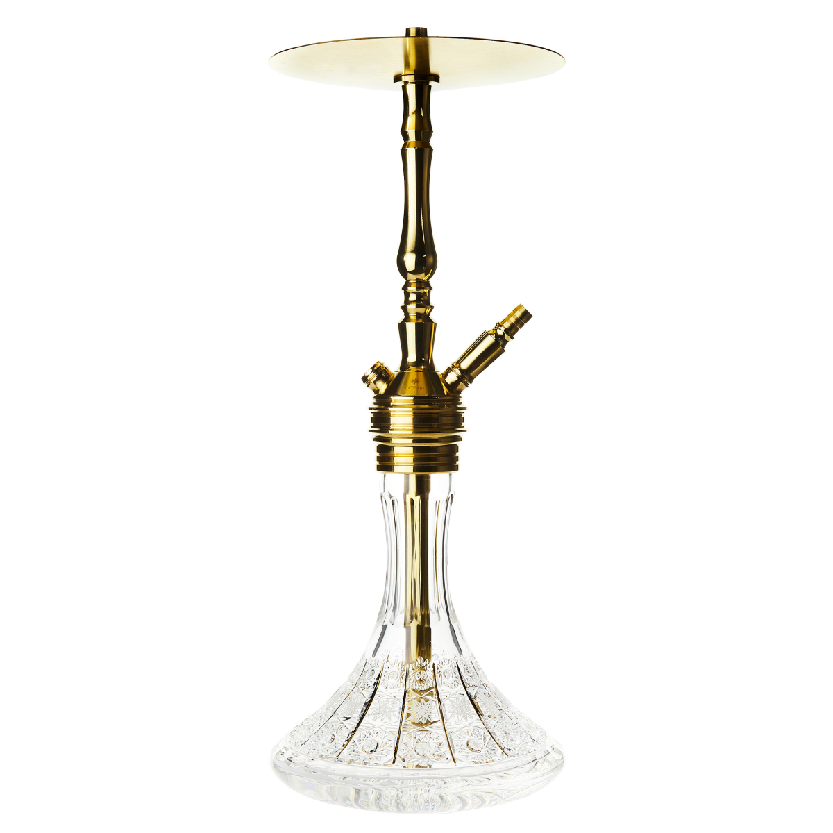 Кальян Ocean Hookah Fusion 2S (золотой, 55 см)