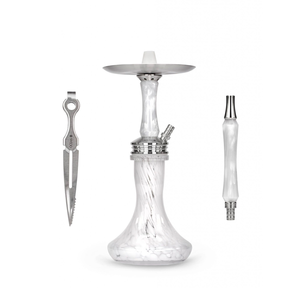 Кальян Ocean Hookah Kaif Small (серебристый, 53 см)