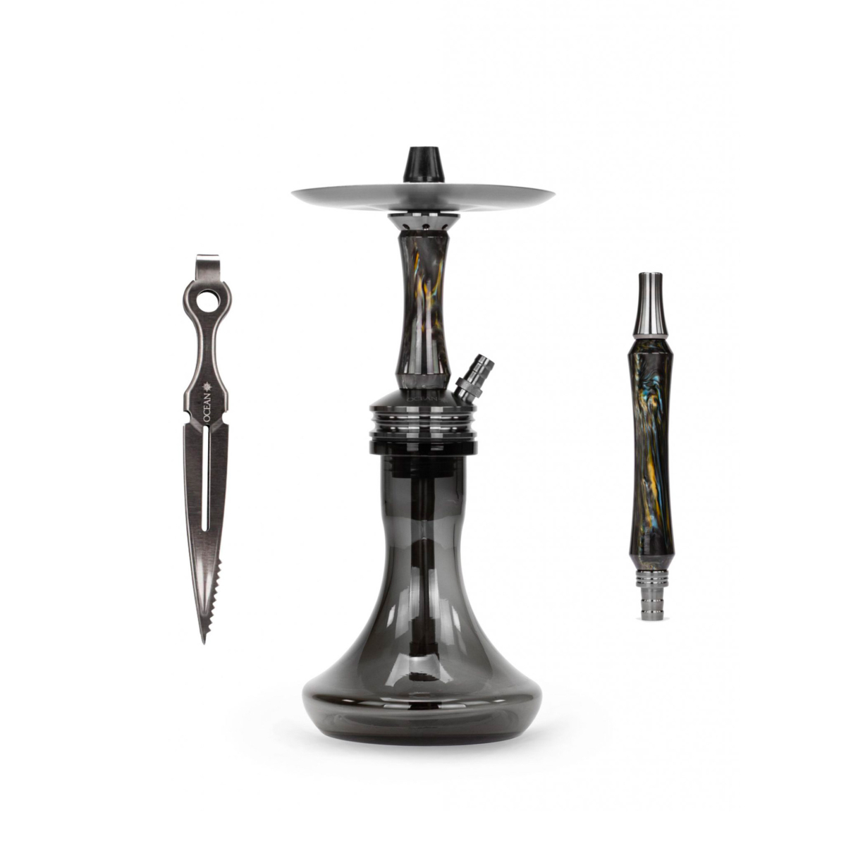 Кальян Ocean Hookah Kaif Small (черный, 53 см)
