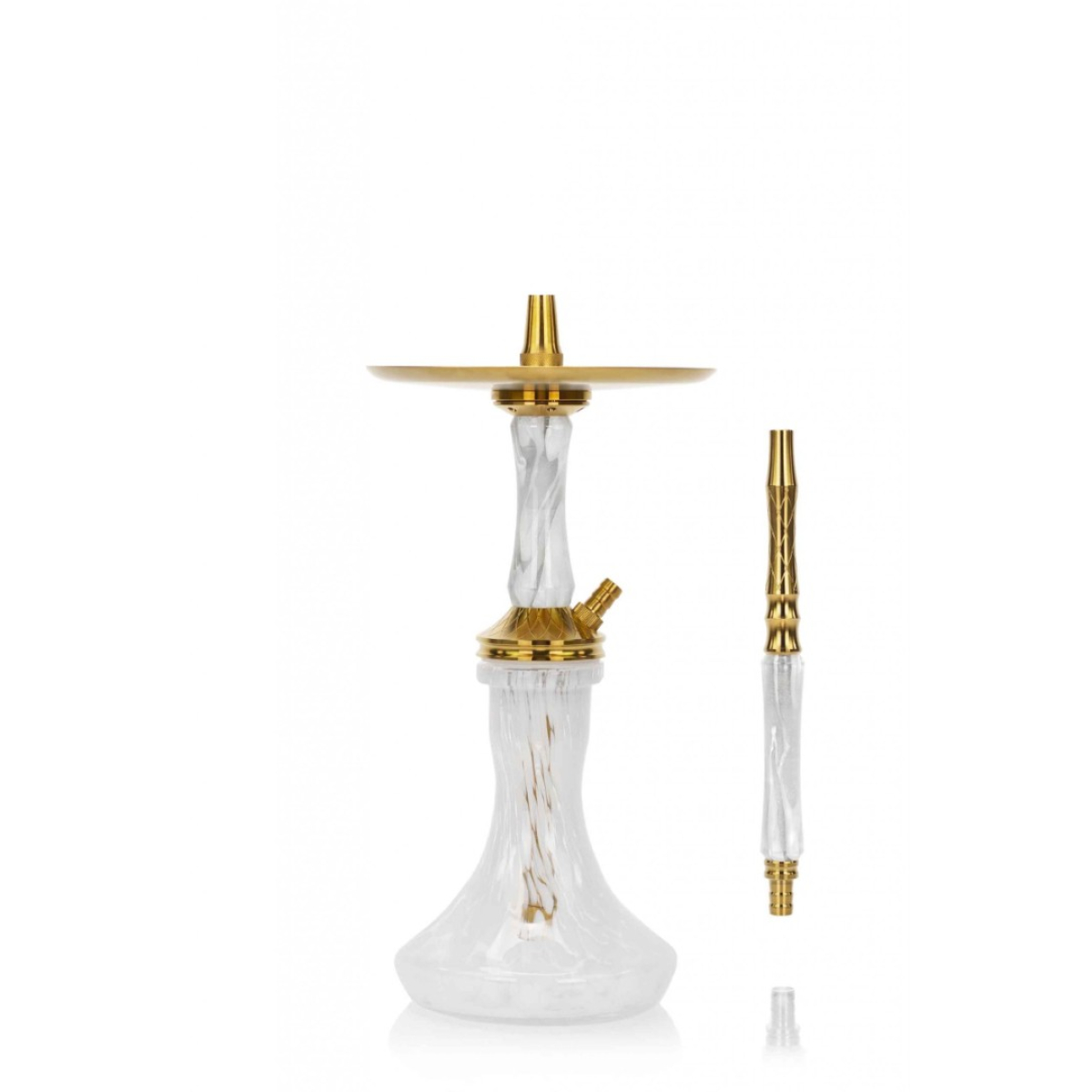 Кальян Ocean Hookah Kaif Small 2 (золотой,белый, 53 см)