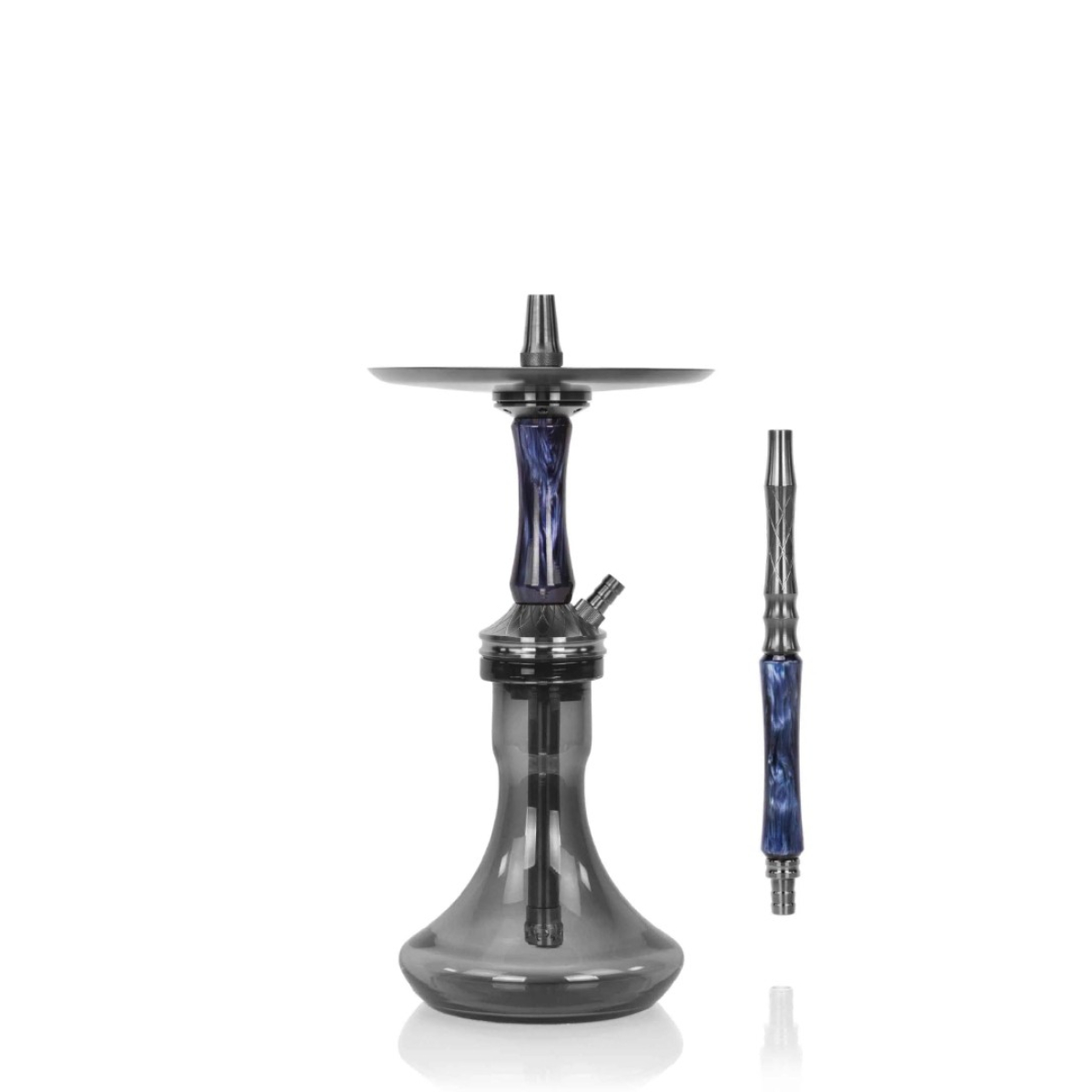 Кальян Ocean Hookah Kaif Small 2 (черный,желтый, 53 см)