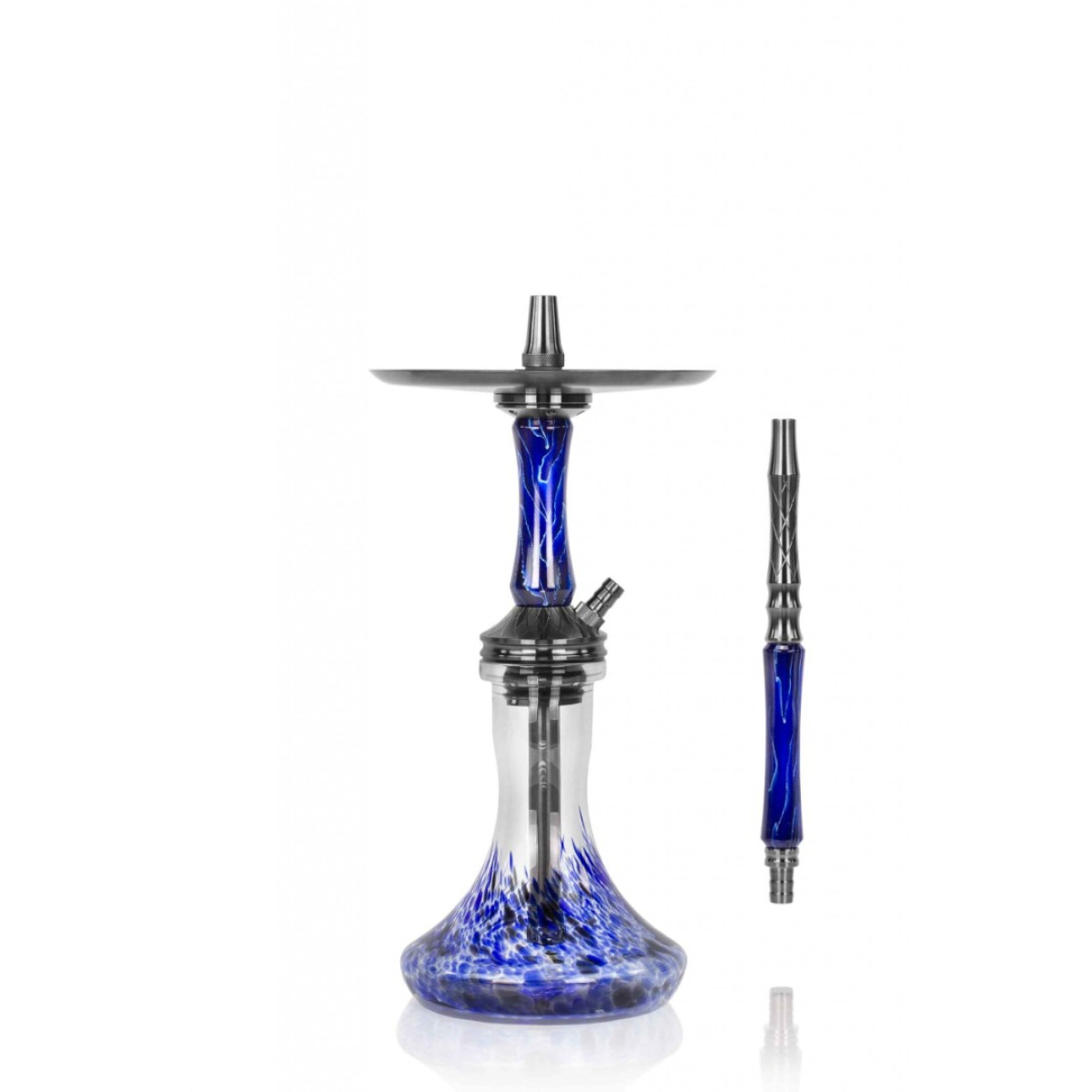 Кальян Ocean Hookah Kaif Small 2 (черный,синий, 53 см)