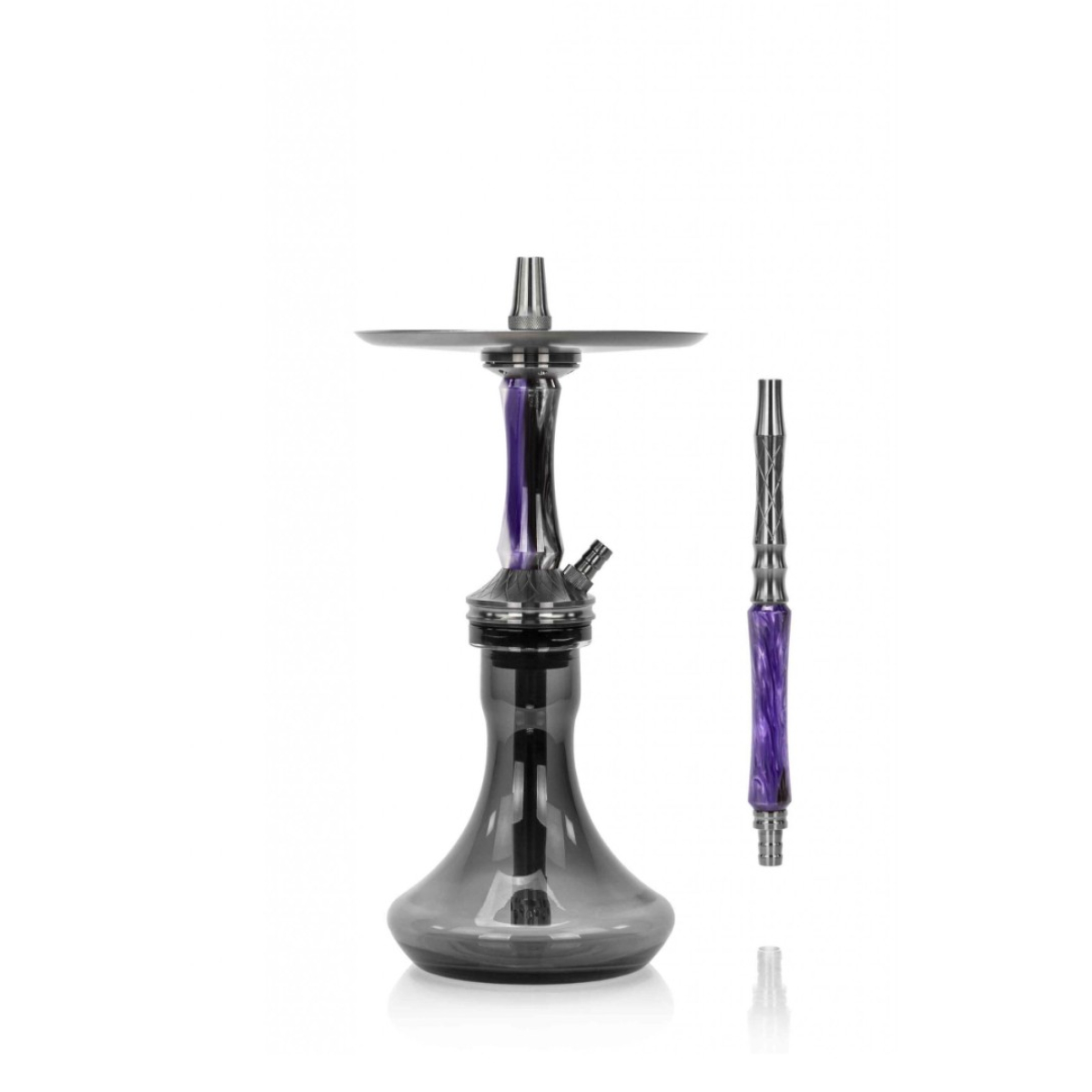 Кальян Ocean Hookah Kaif Small 2 (черный,фиолетовый, 53 см)