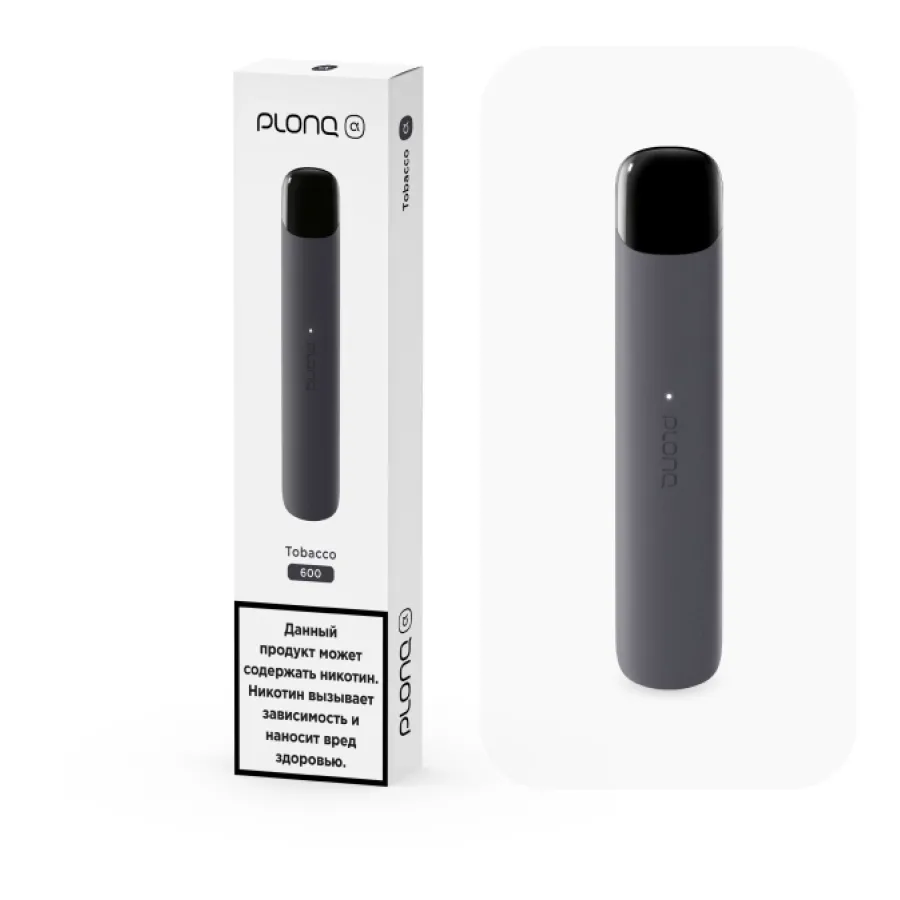 PLONQ Alpha Tobacco, 600 тяг