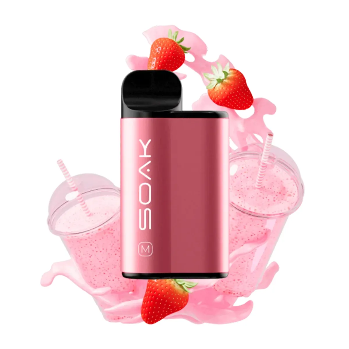 SOAK M Strawberry Cream dream (Клубничный милкшейк), 4000 тяг