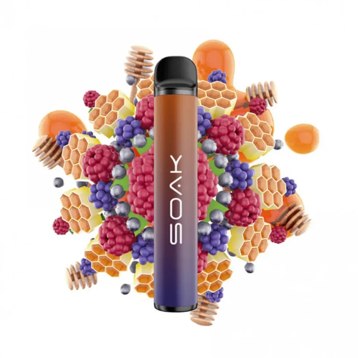 SOAK X Dark Honey Berries (Тёмный мёд с ягодами), 1500 тяг