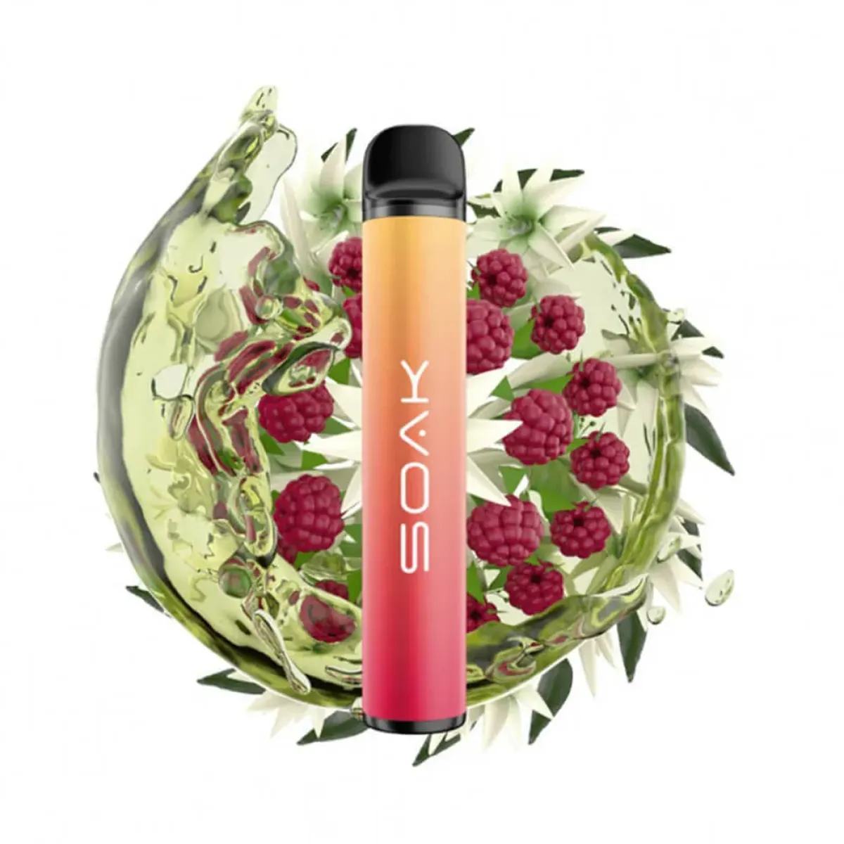 SOAK X Jasmin Raspberry Tea (Жасминовый чай с малиной), 1500 тяг