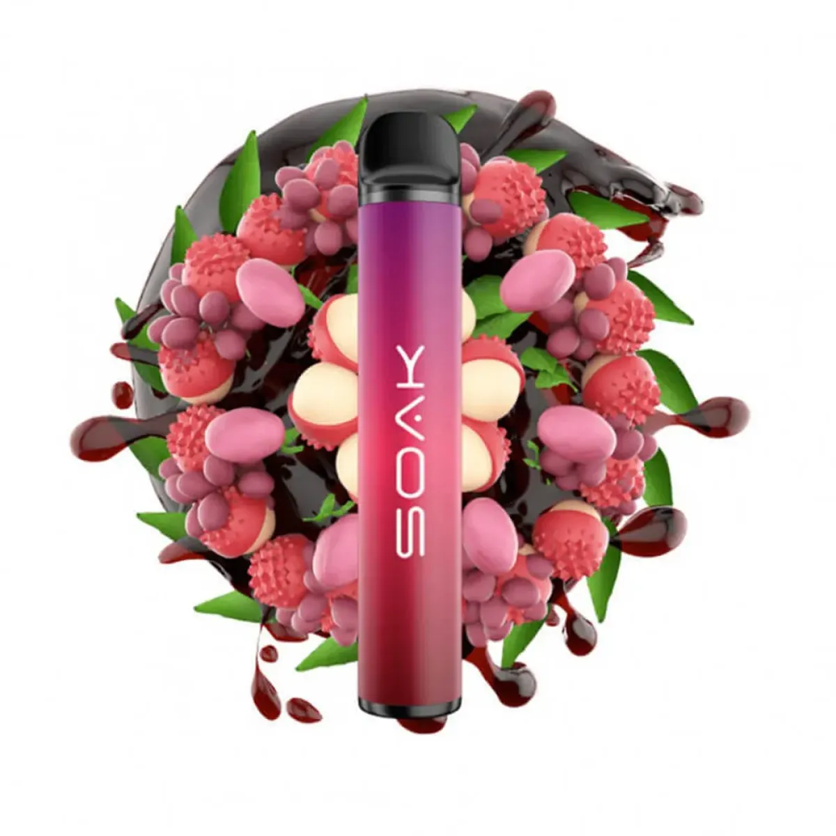 SOAK X Lychee Lemonade (Лимонад с личи), 1500 тяг