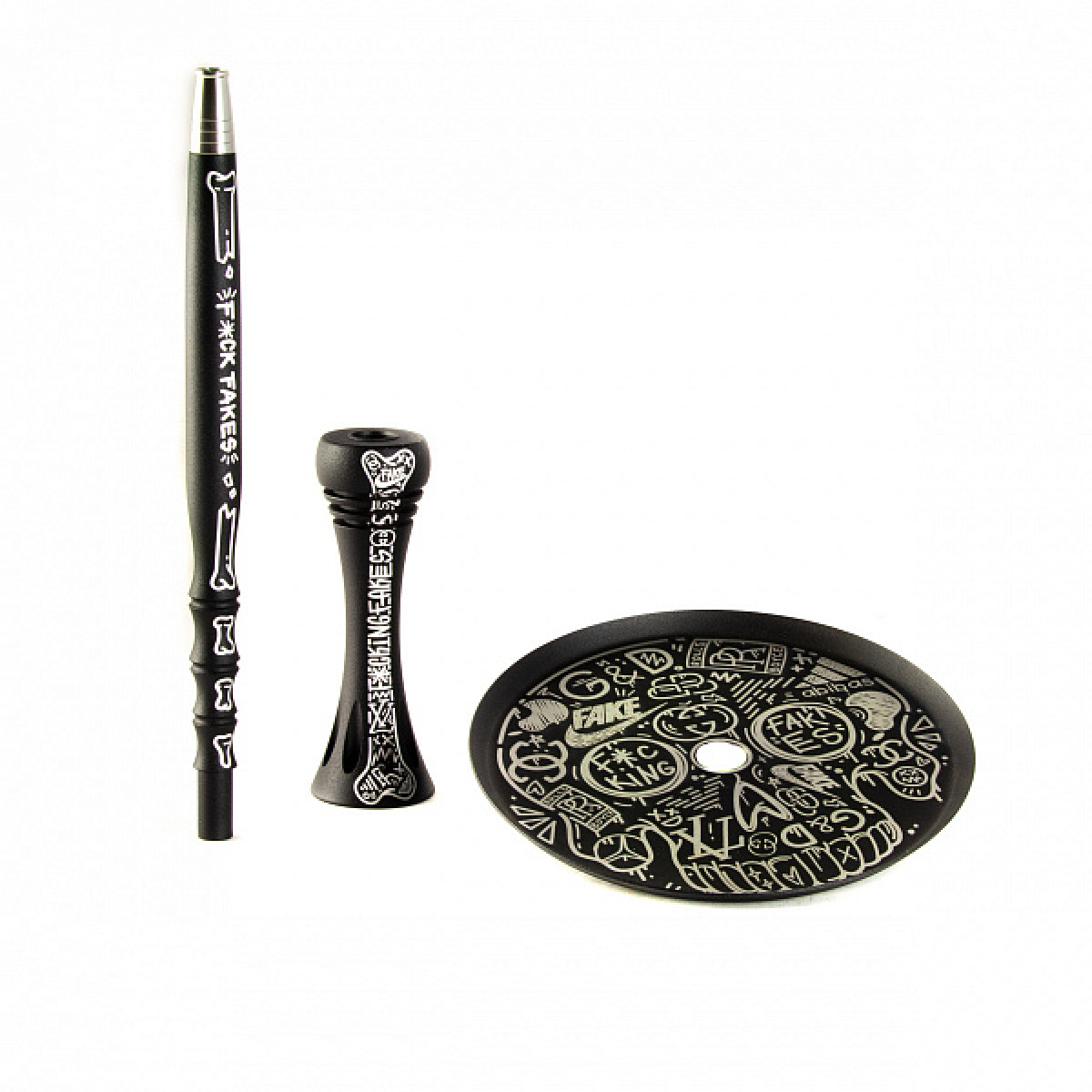 Набор Fakes Alpha Hookah (Черный,Белый)