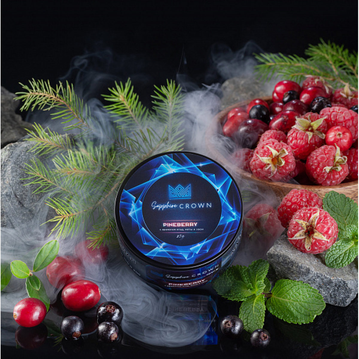 Табак Sapphire Crown Pineberry (Ягоды хвоя Мята) 25 гр