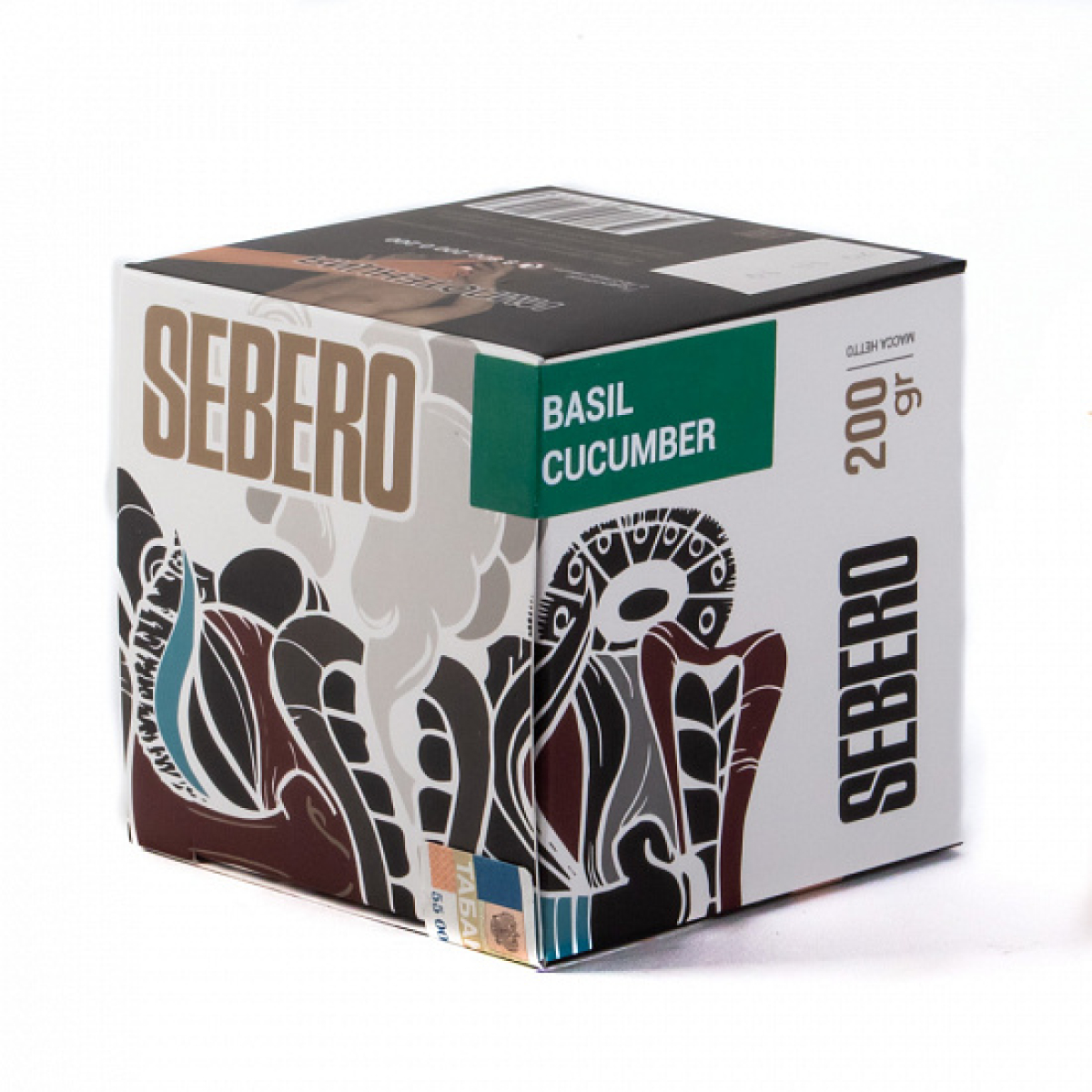 Табак SEBERO BASIL CUCUMBER 200 грамм