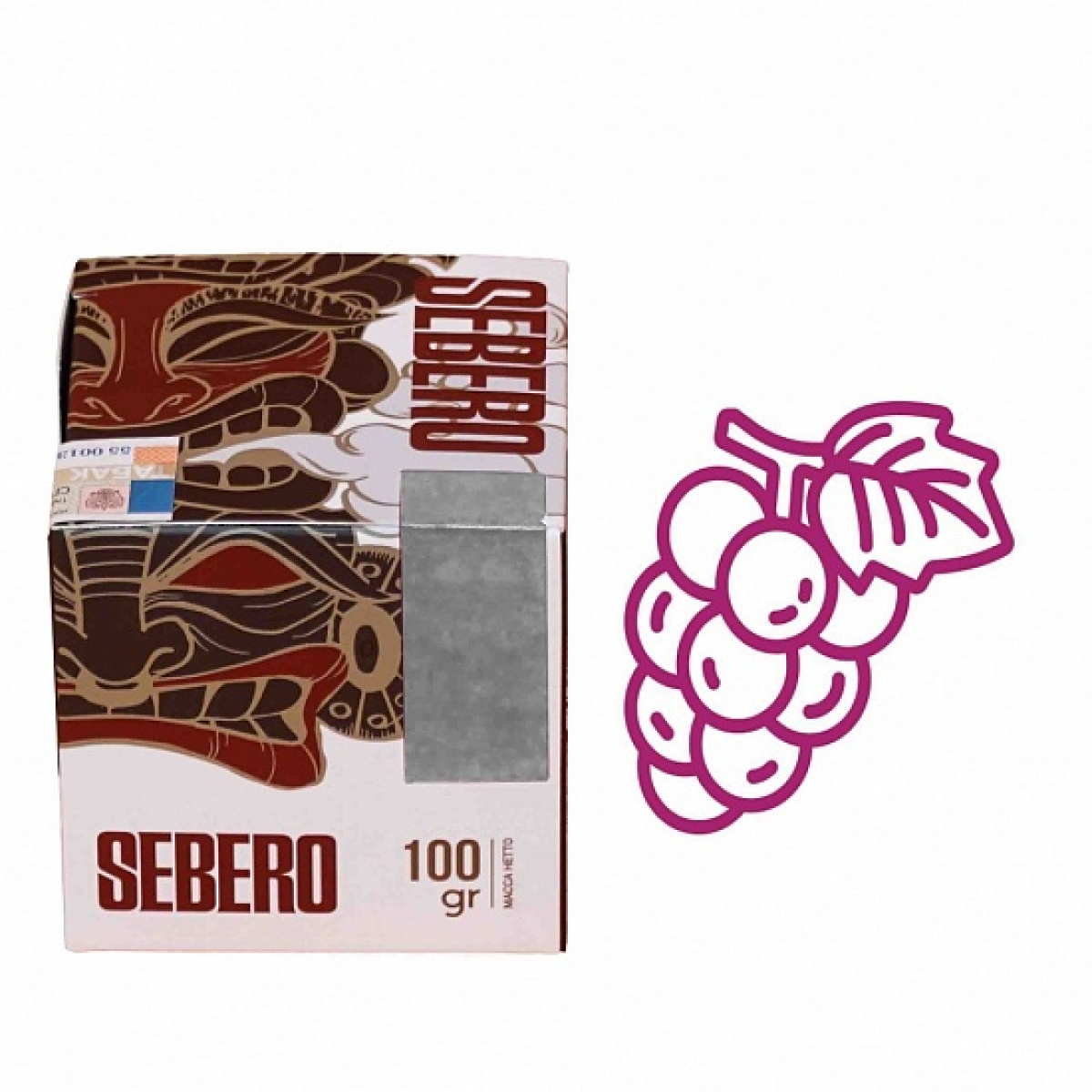 Табак Sebero Виноград 100 грамм