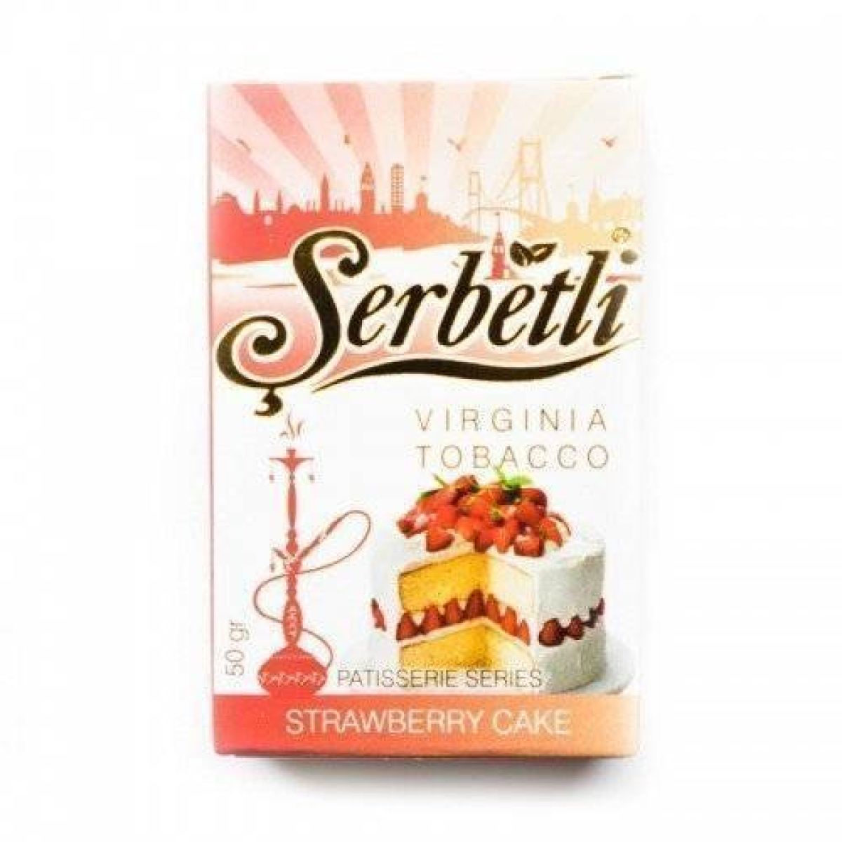 Табак Serbetli Strawberry cake