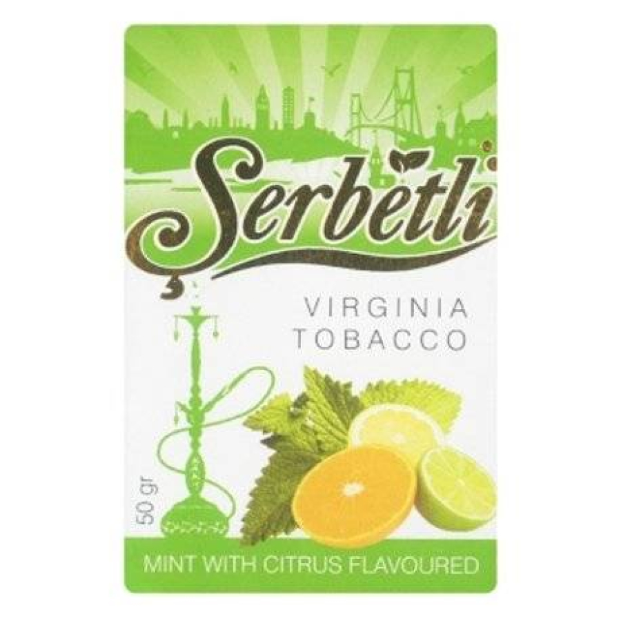 Табак Serbetli Цитрусы с мятой 50 гр