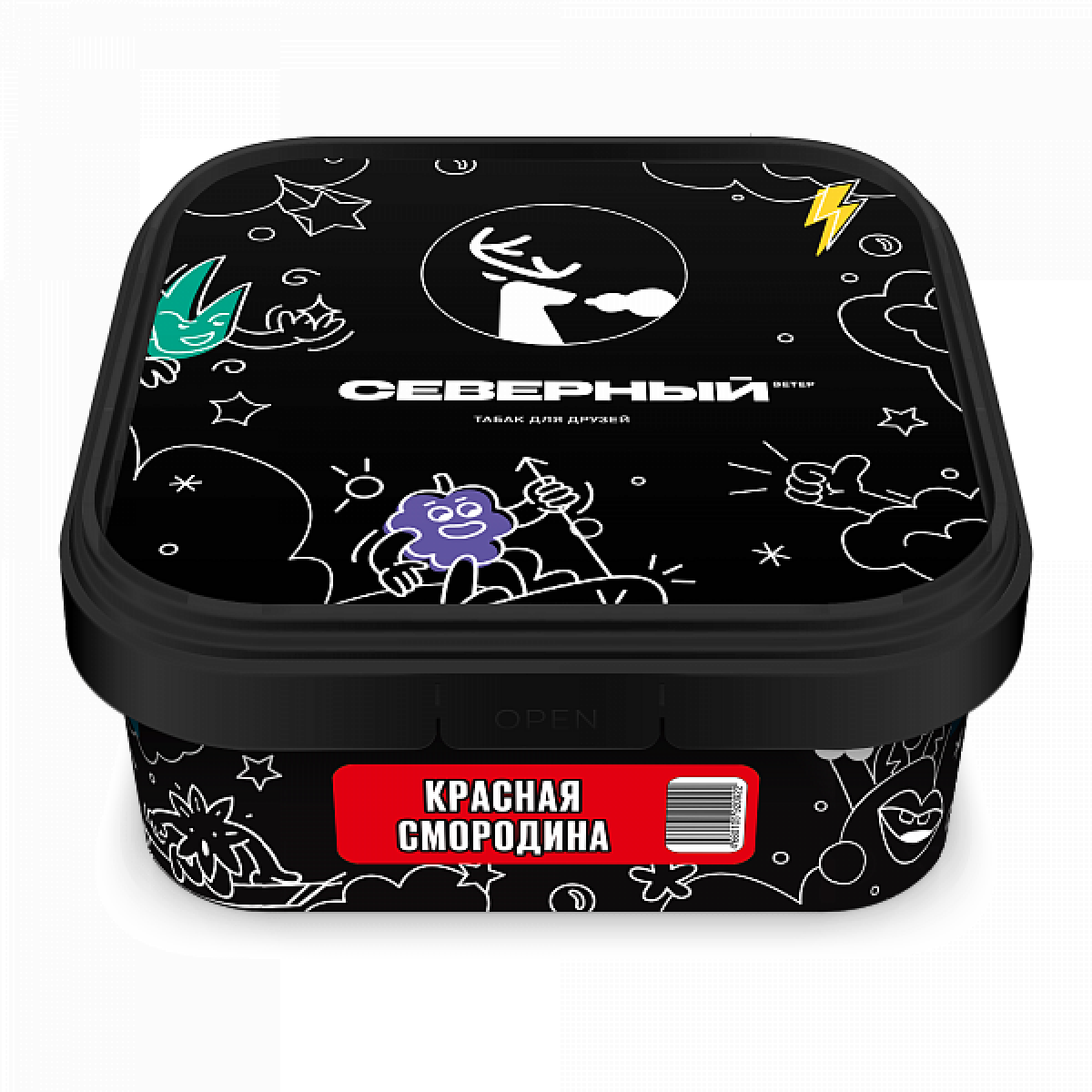 Табак СЕВЕРНЫЙ КРАСНАЯ СМОРОДИНА 250 гр