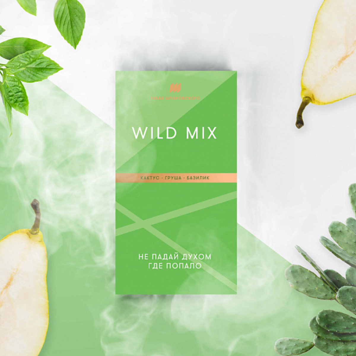 Табак Шпаковского Wild (Кактус Груша Базилик) 40 грамм