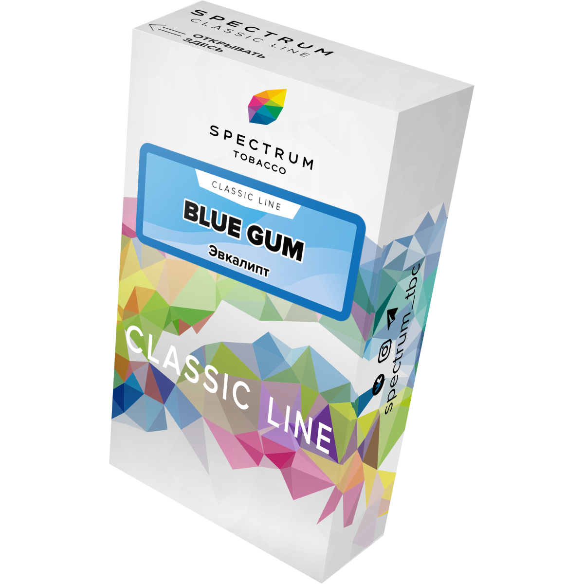 Табак Spectrum Classic blue gum 40 грамм