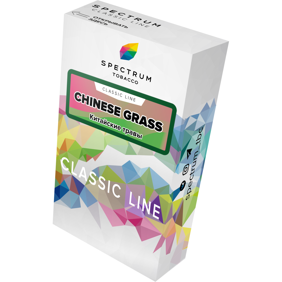 Табак Spectrum Classic chinese grass 40 грамм