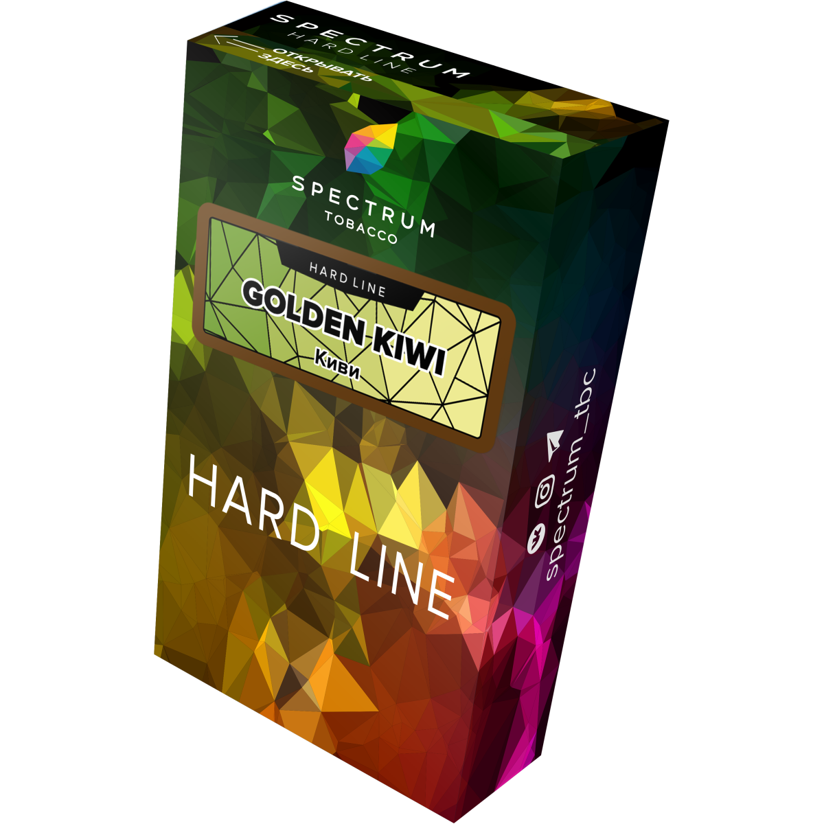 Табак Spectrum Hard golden kiwi 40 грамм