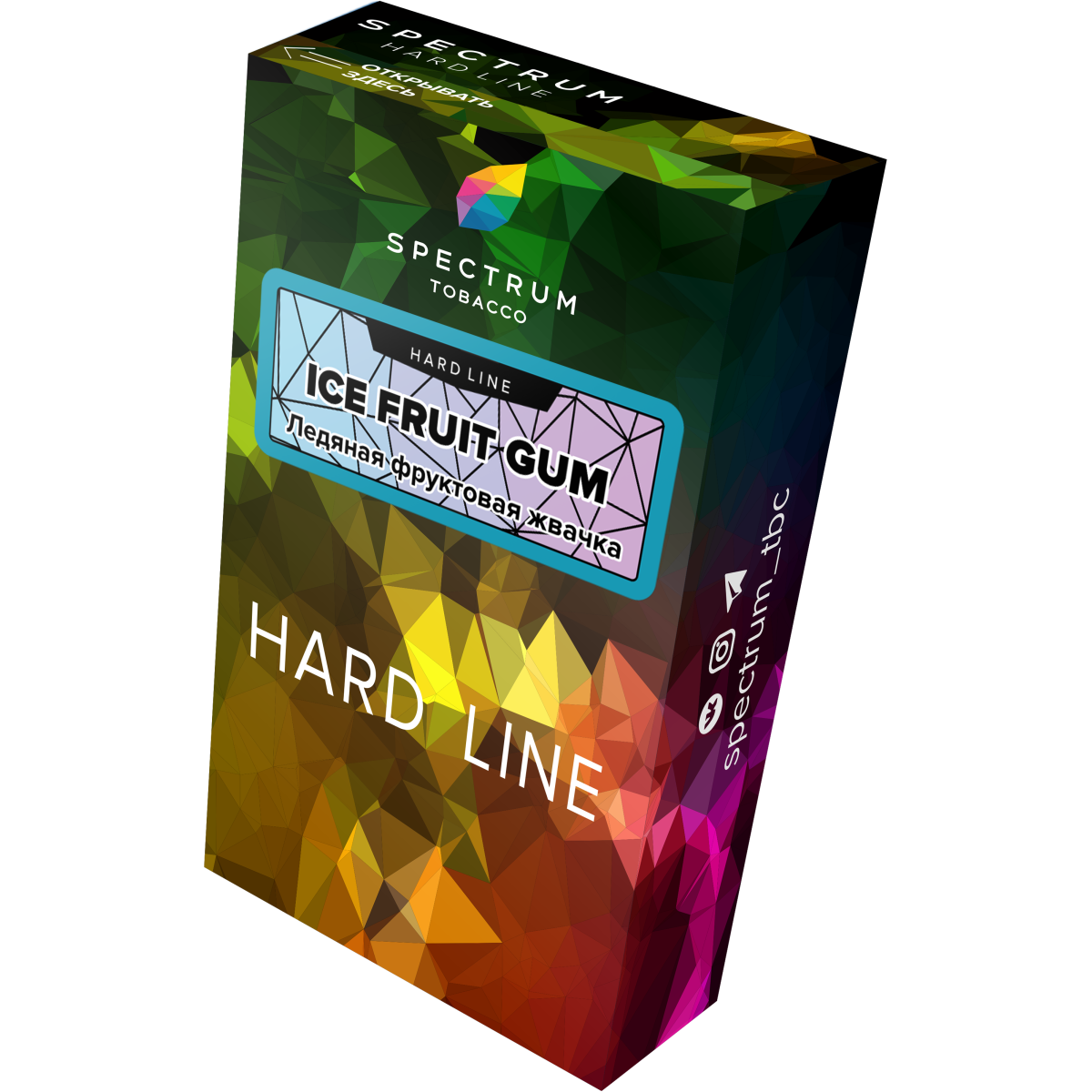 Табак Spectrum Hard ice fruit gum 40 грамм