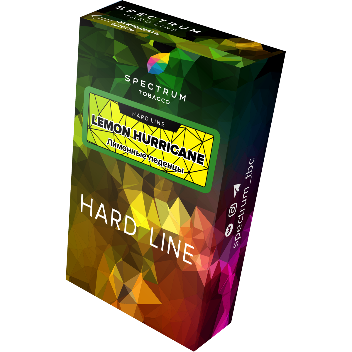 Табак Spectrum Hard lemon hurricane 40 грамм