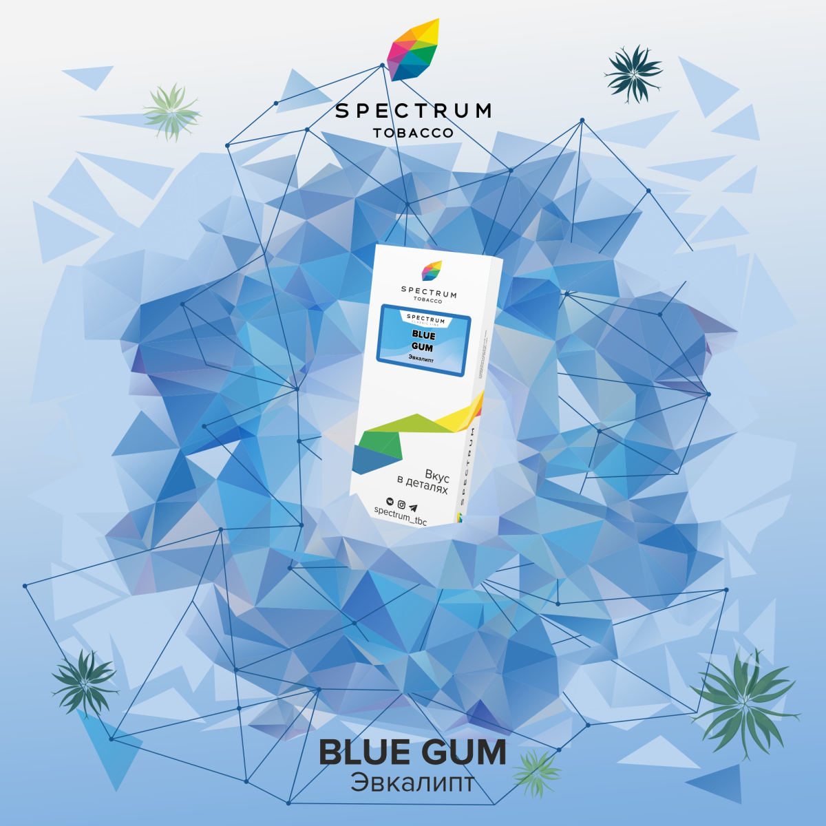 Табак Spectrum Classic Blue Gum 100 грамм
