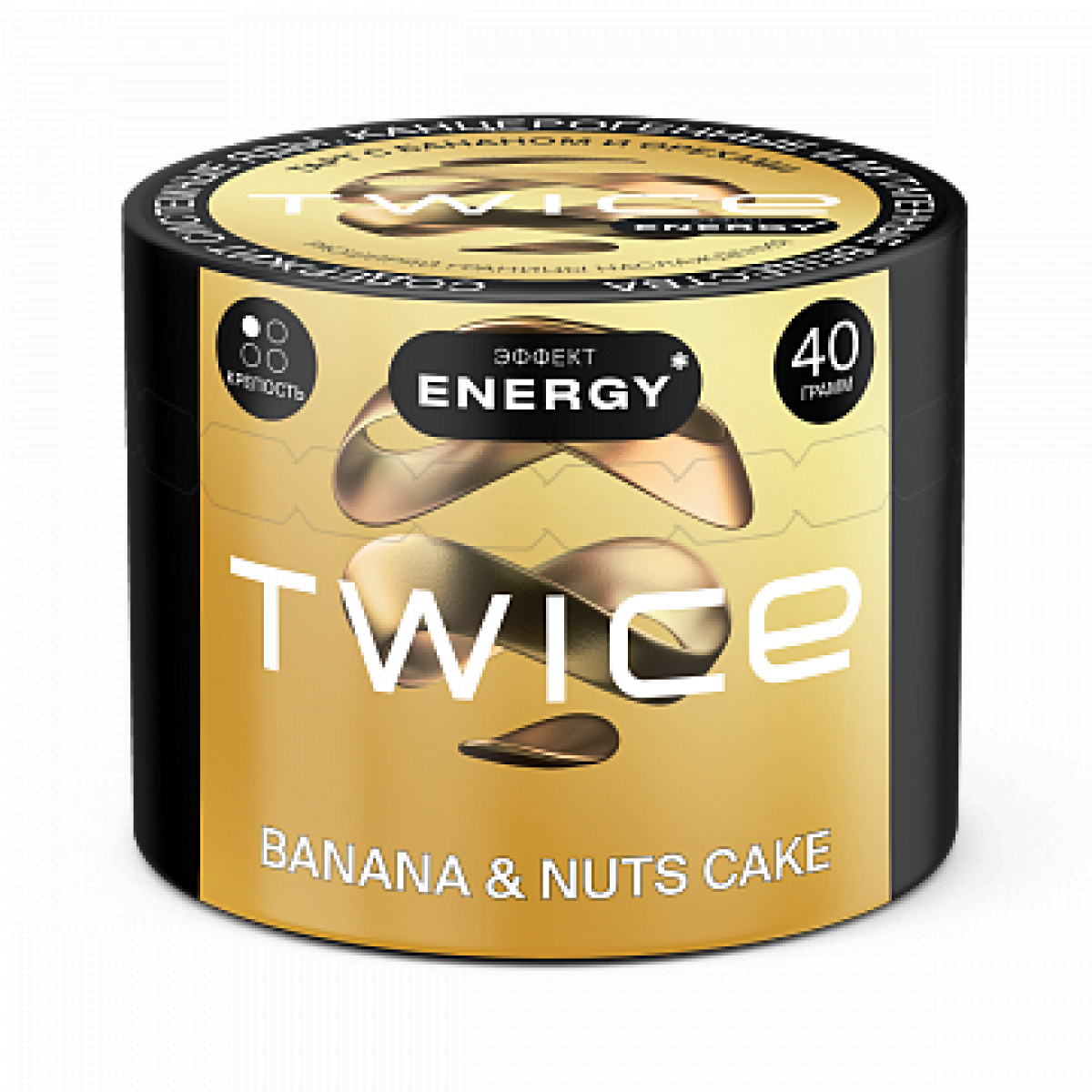 Табак TWICE Banana Nuts Cake (Пирог с бананом и орехами) 40 гр
