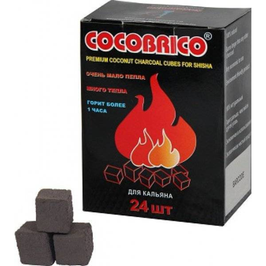 Уголь для кальяна CocoBrico 24 кубика