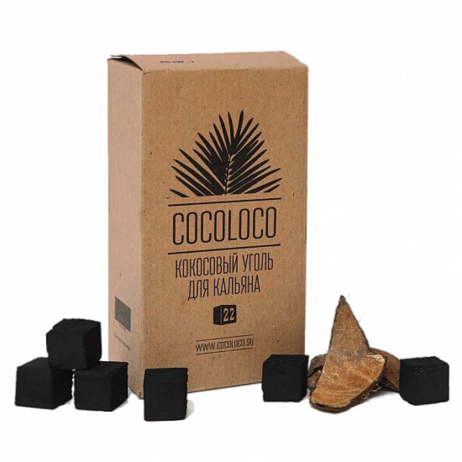 Кокосовый уголь Cocoloco 22мм