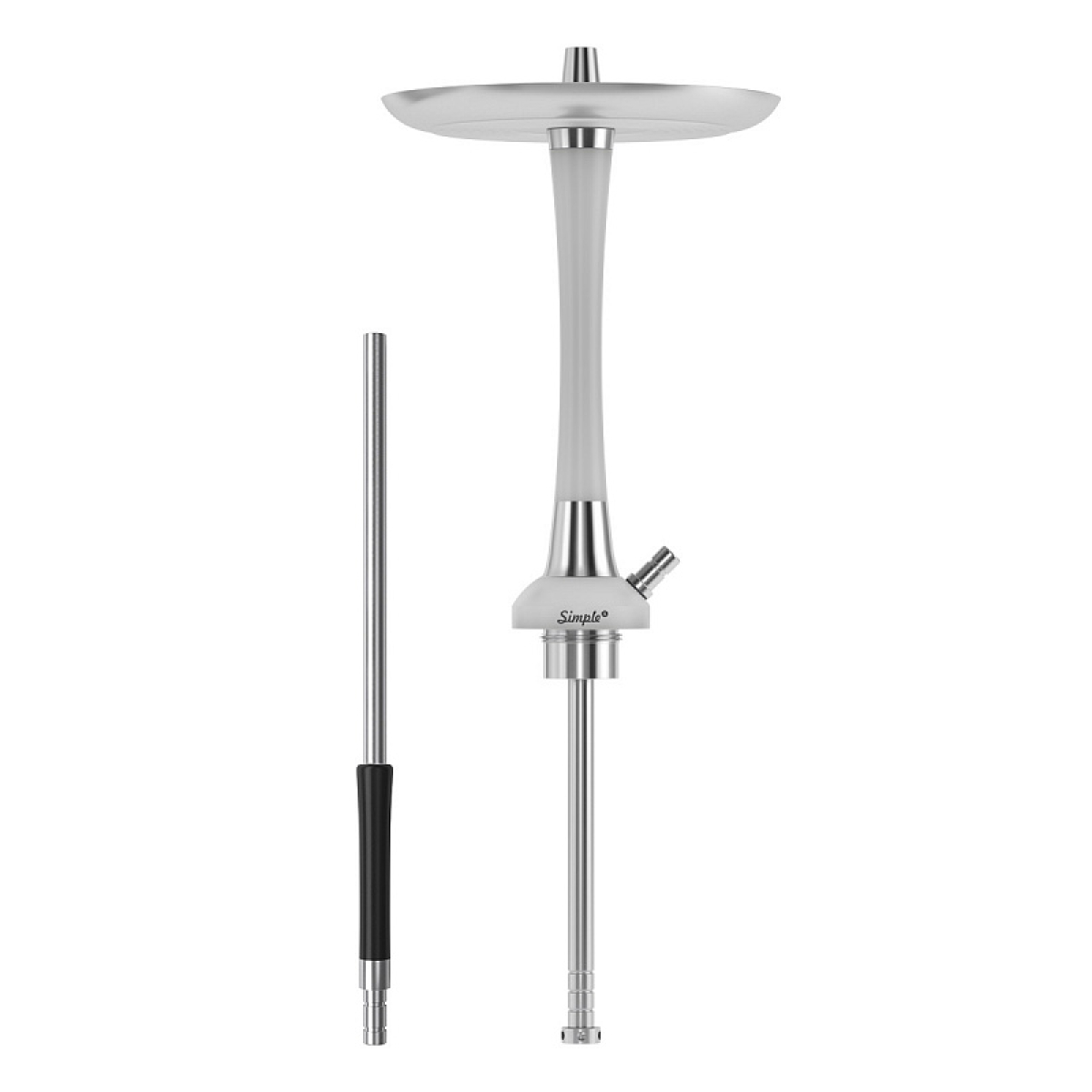 Кальян MattPear Simple S Pro Slim (Белый, 53 см)