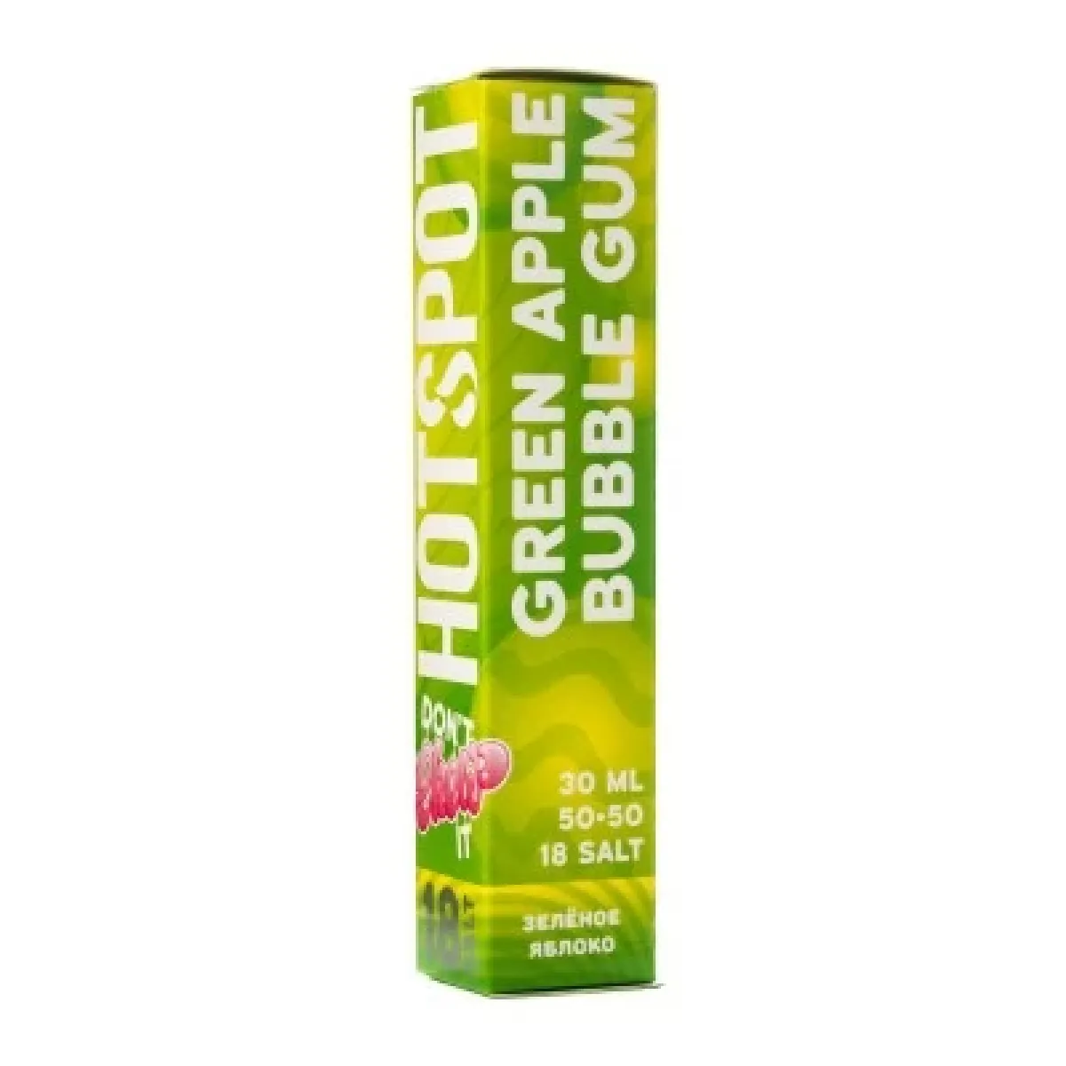 Жидкость HOTSPOT Chow Green Apple Bubble Gum 30 мл