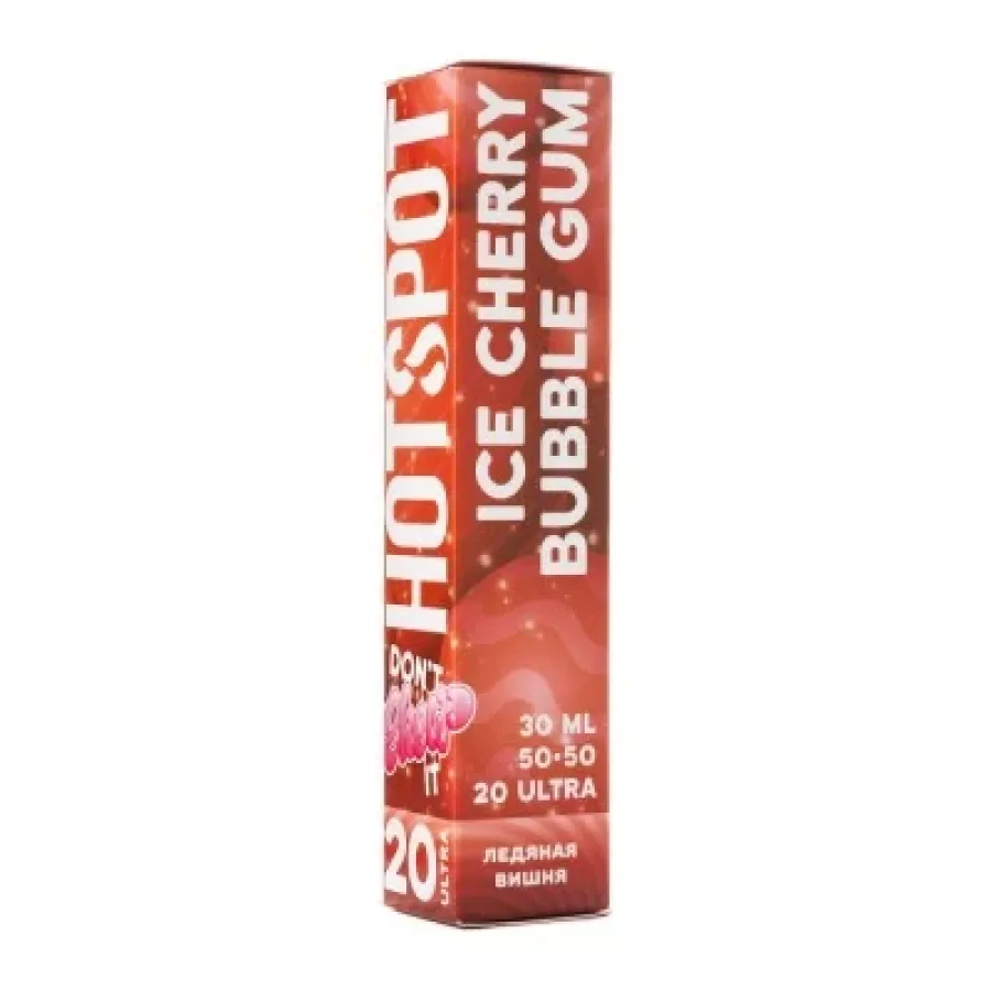 Жидкость HOTSPOT Chow Ultra Ice Cherry Bubble Gum 30 мл
