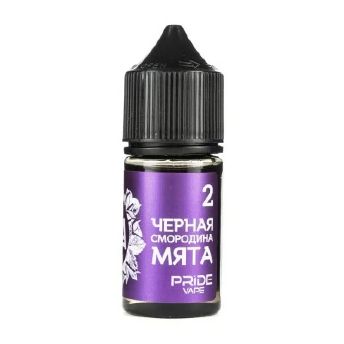 Жидкость Pride Vape Tea Salt Черная смородина мята 30 мл