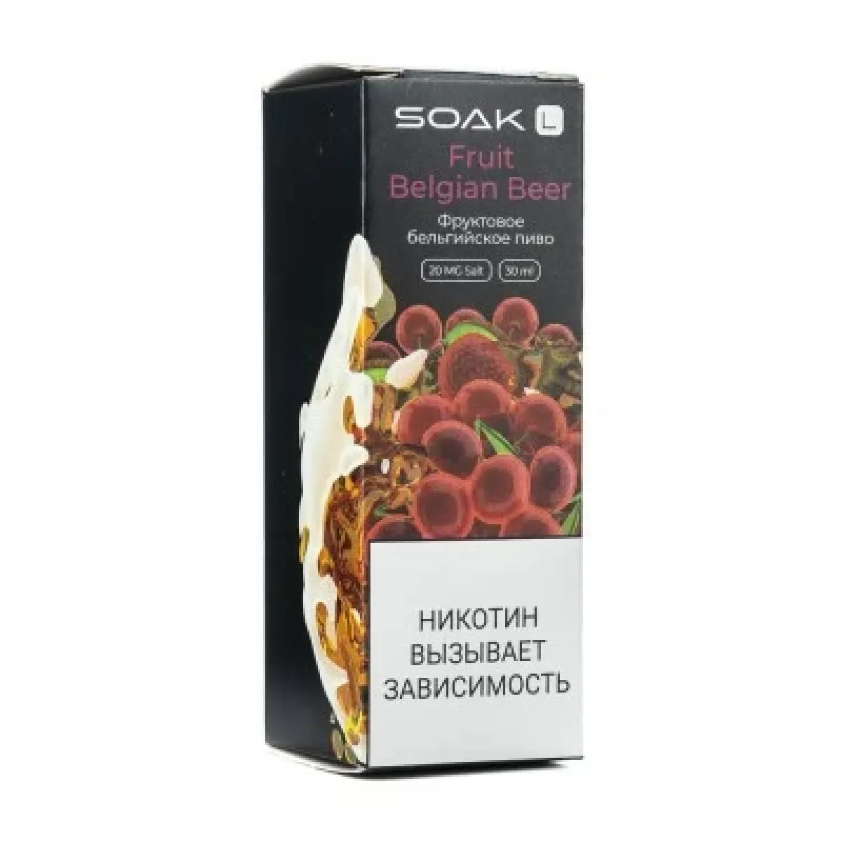Жидкость SOAK L Fruit Belgian Beer 30 мл