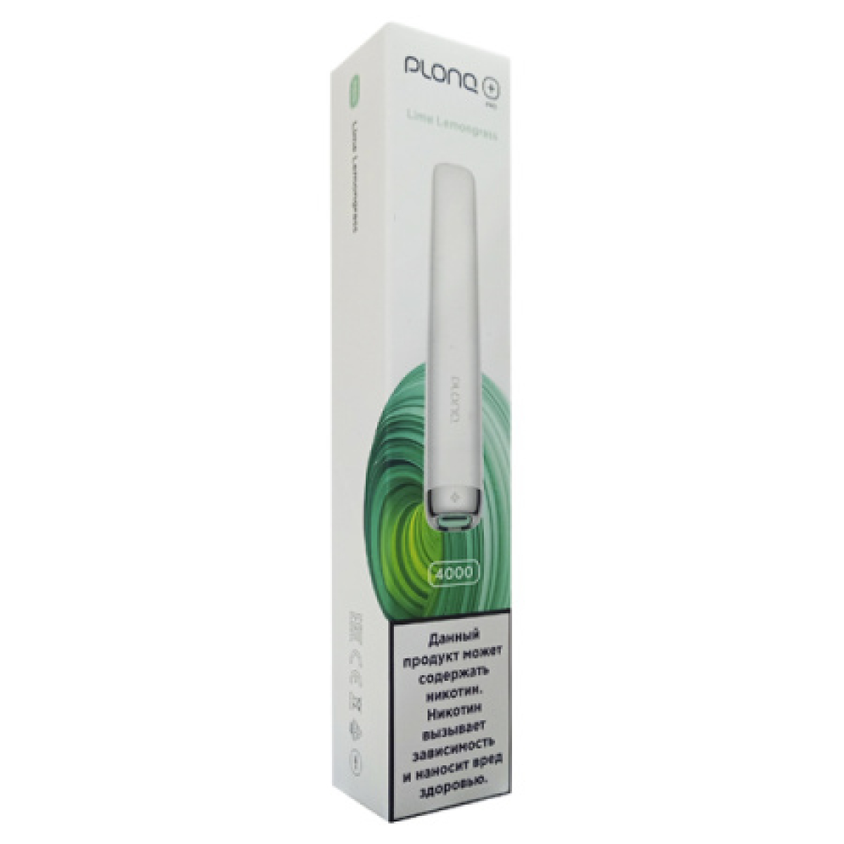 Plonq Plus Pro Lime Lemongrass 4000 тяг