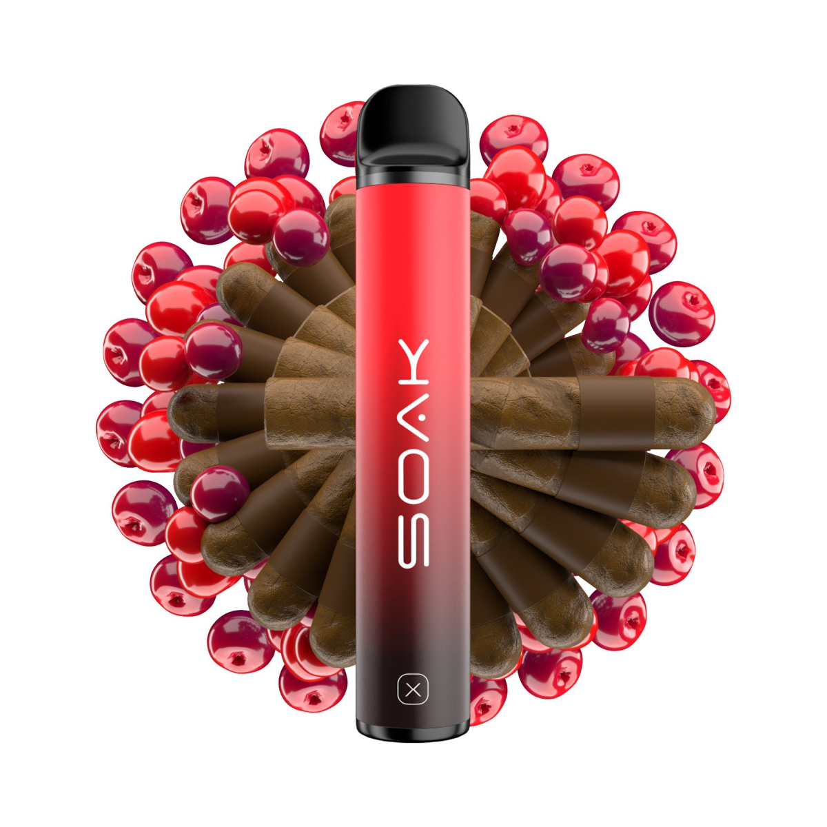 Soak X Cherry Cigar, 1500 тяг