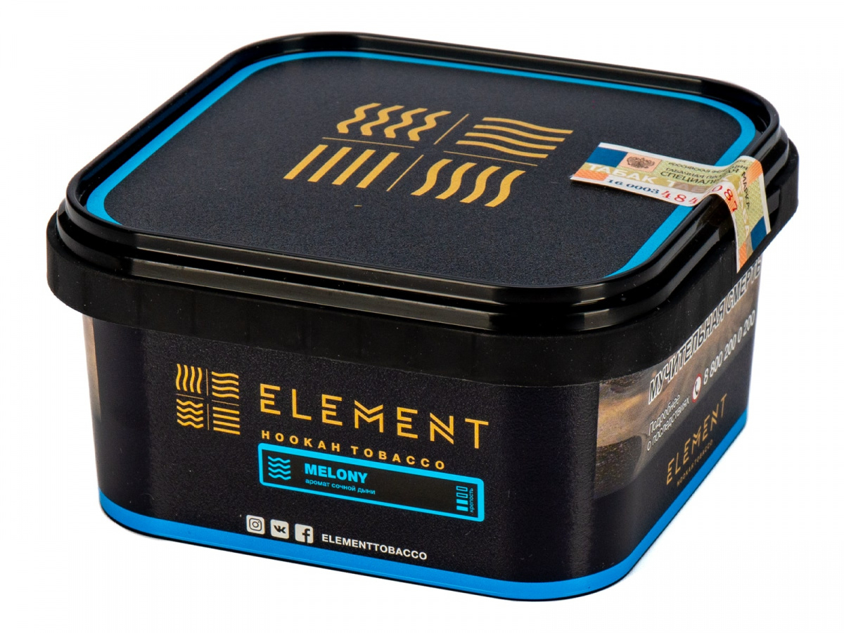 Табак Element ВОДА Melony   200 грамм