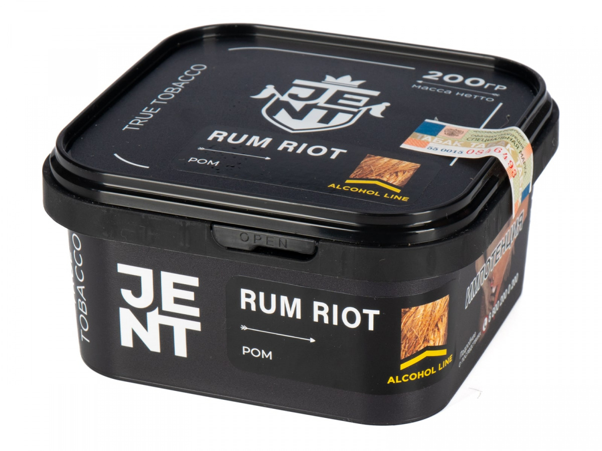 Табак JENT Rum Riot (Ром)  200 грамм