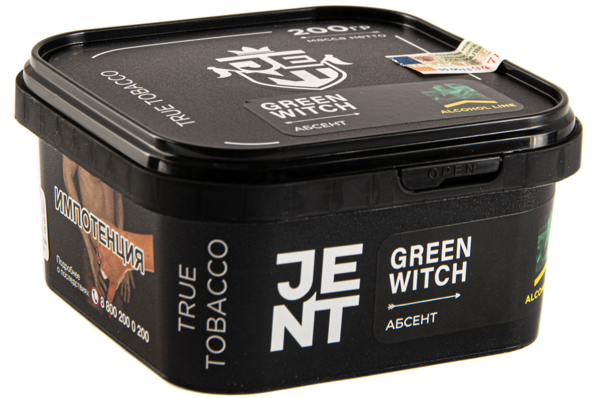 Табак JENT Green Witch (Абсент)  200 грамм