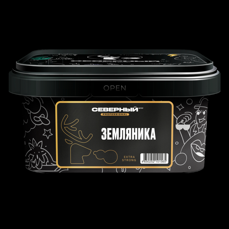 Табак Северный Professional Земляника  250 грамм