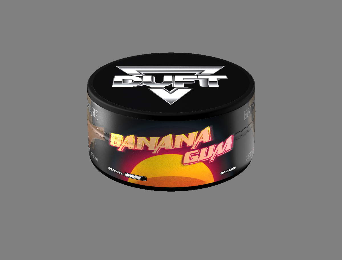 Табак Duft Banana gum  80 грамм