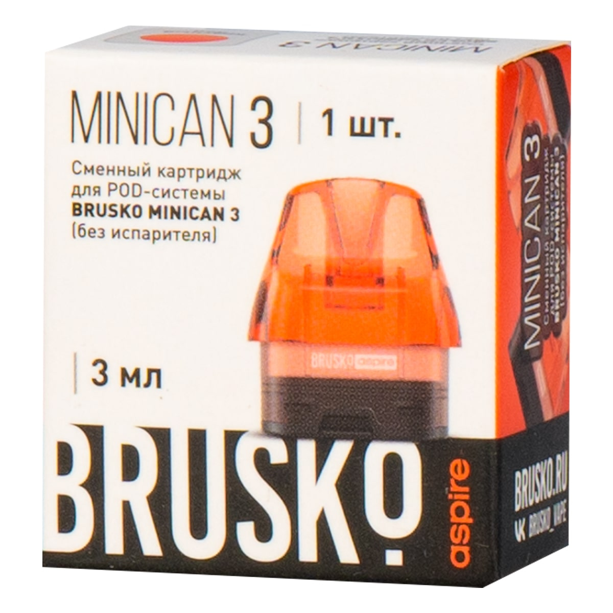 Картридж Brusko Minican 3 красный