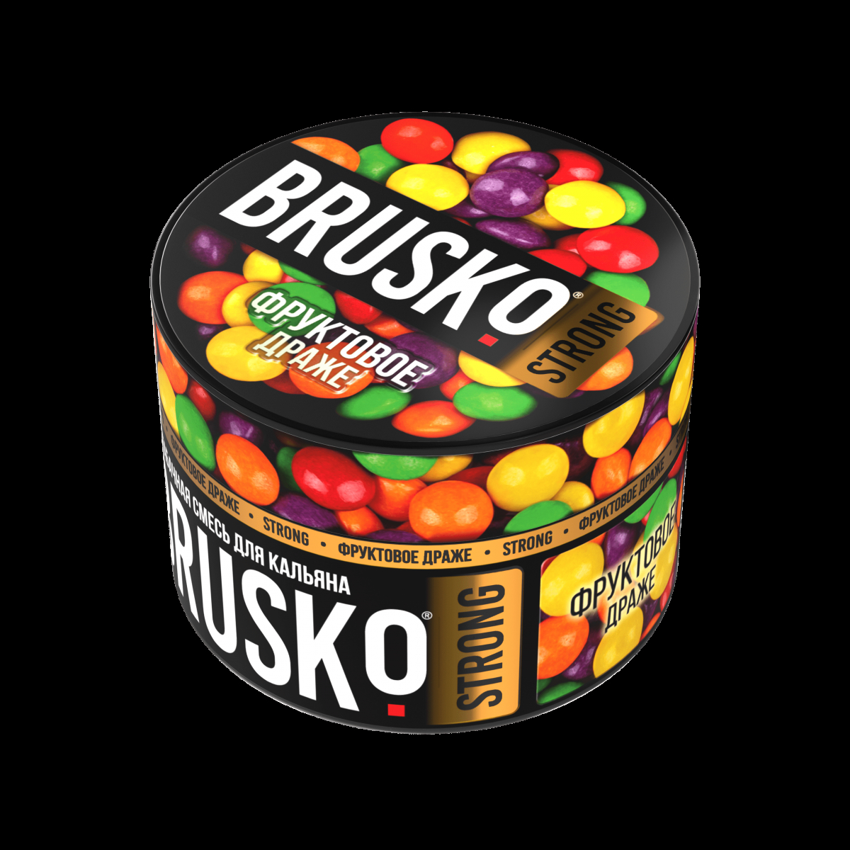 Смесь Brusko Strong фруктовое драже  50 гр