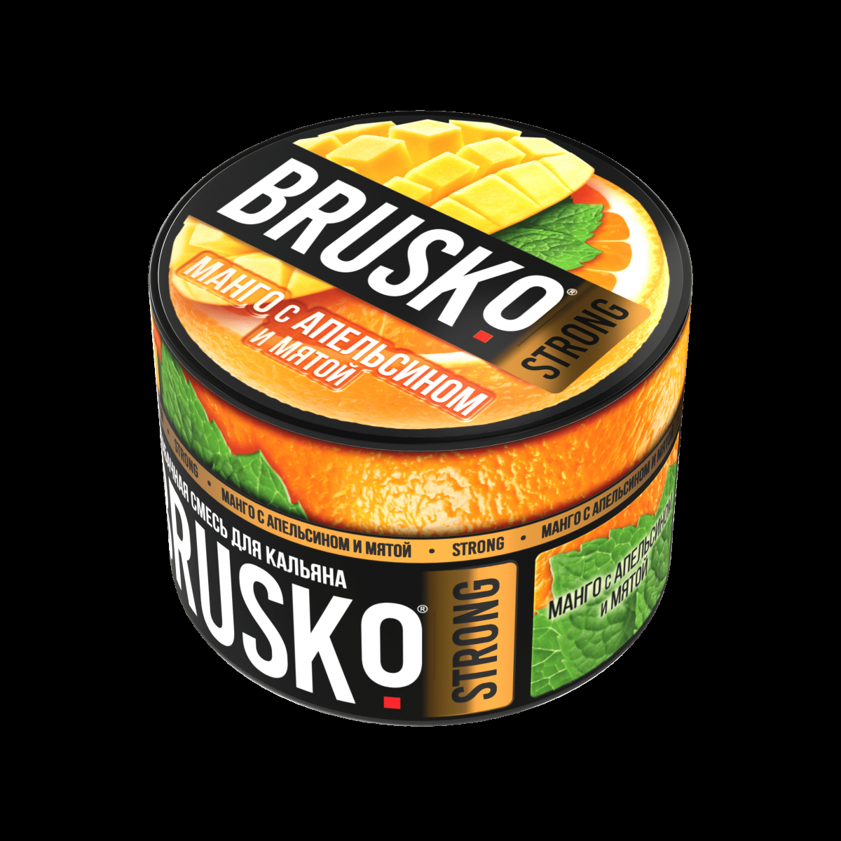 Смесь Brusko Strong манго с апельсином и мятой  50 гр