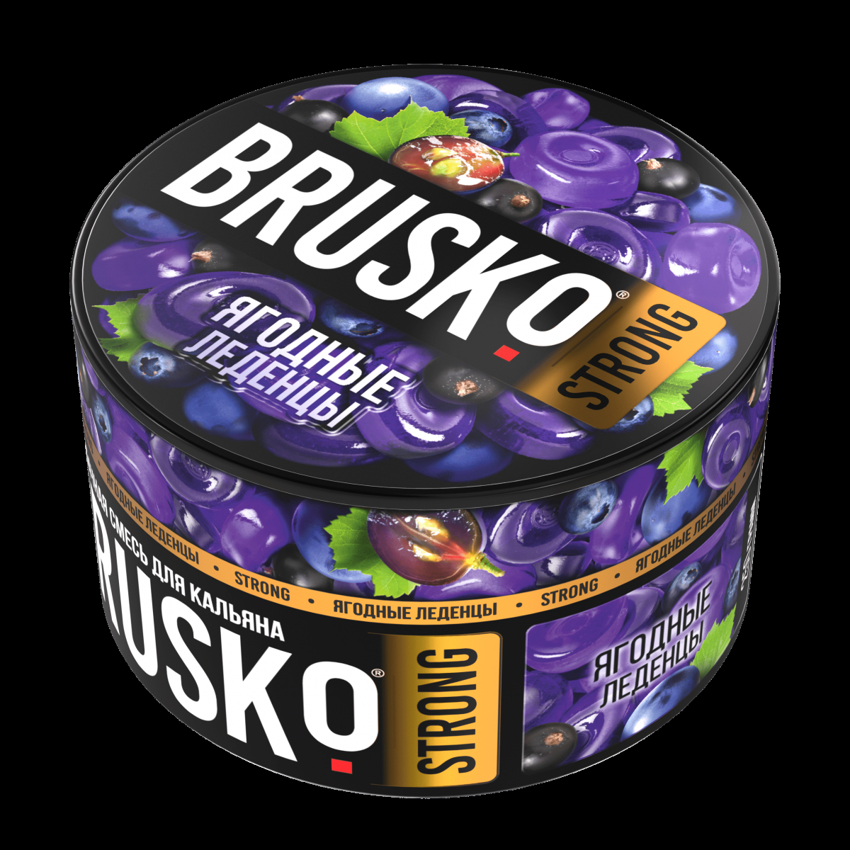 Смесь Brusko Strong ягодные леденцы  250 гр